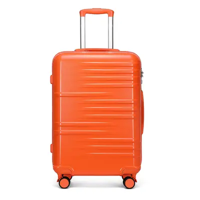 (20 inch ) British Traveller- ABS Orange Hard Shell Suitcase