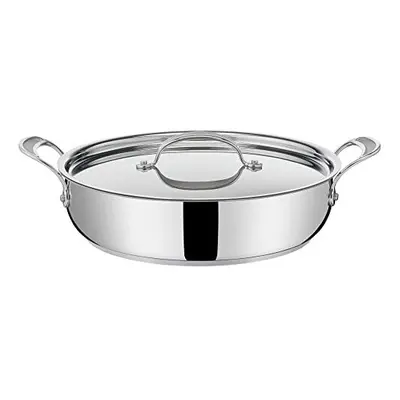 Tefal Jamie Oliver Cook's Classics Stainless Steel Shallow Pot, cm, Non-Stick Coating, Heat Indi