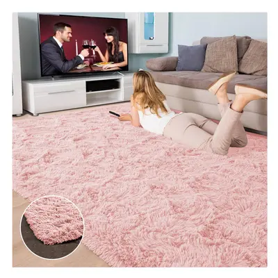 (200cm x 290cm (6ft 8" x 9ft 7")., Pink) Non Slip Rug Area Rug Living Room Bed Room