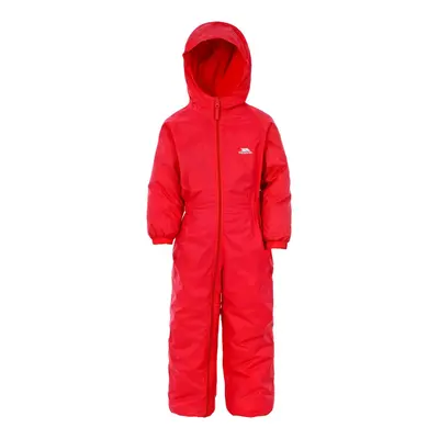 (5-6 Years, Signal Red) Trespass Kids Rainsuit Waterproof Dripdrop