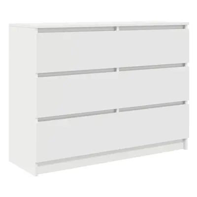 vidaXL Sideboard White 100x35x76 cm Engineered Wood storage cabinet