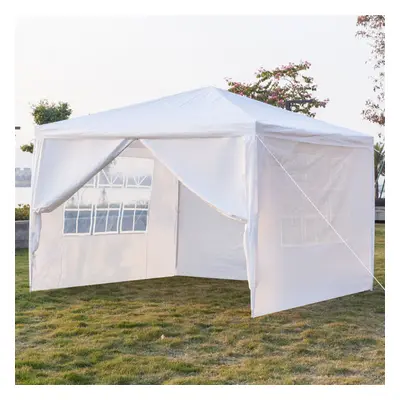 3x3M Heavy Duty Gazebo Marquee Canopy Garden Patio Party Tent w/4 Side