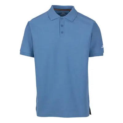 (M, Denim Blue) Trespass Mens Casual Button Up Polo Shirt Brave