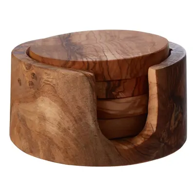 Premier Housewares Kora Olive Wood Coaster