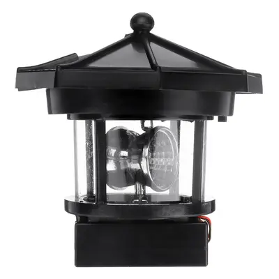 Solar Powered Lighthouse LED Rotating Solar Light Outdoor Garden Lighting Lamp Decor