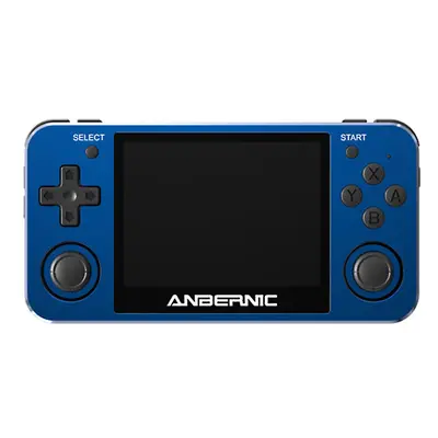 (Blue) 80GB Games Retro Handheld Game Console RK3326 1.5GHz Linux System for PSP NDS PS1 N64 MD 