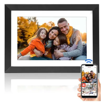 10.1-inch Digital Photo Frame, 1280x800 IPS HD Touchscreen WiFi Photo Frame with 16GB Storage, A