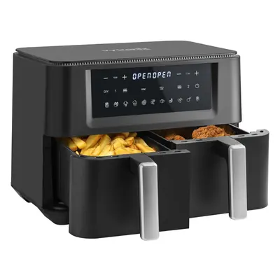 Dual Zone Air Fryer Drawer 9L | Efficient 2400W with Rapid Air Circulation | Fully Adjustable Pr