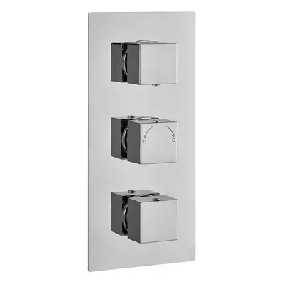 Premium Concealed Thermostatic Shower Mixer Valve Outlets Handles