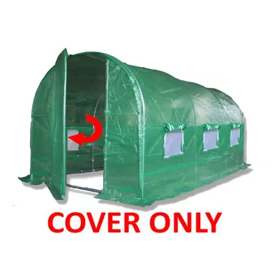 4m x 2m (13' x 7' approx) Pro+ Green Polytunnel Replacement Cover