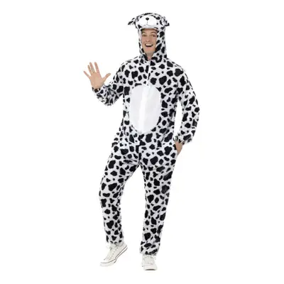 (L, White/Black) Smiffys Unisex Adult Dalmatian Costume