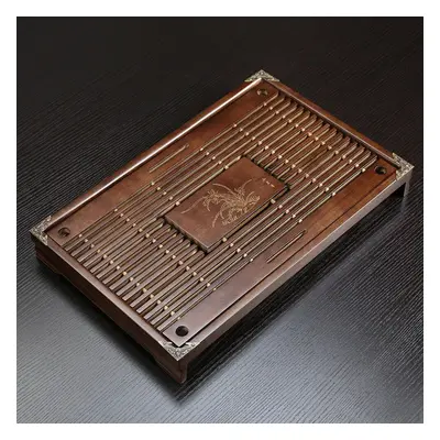 Chinese Tea Tray Drainage Kungfu Set Water Storage Type Plate Table Box With