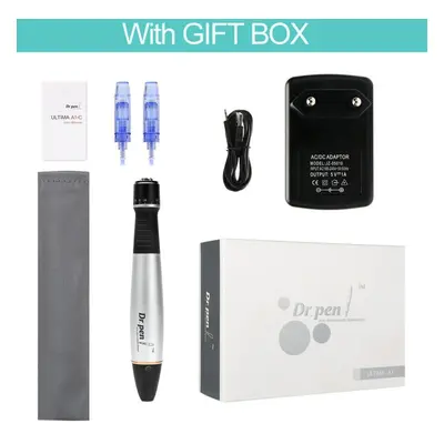 (With GIFT BOX) Dr.pen Ultima A1 Electric Micro Needling Pen Skin Care Kit Tools Derma Pen Mesot