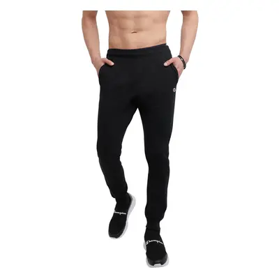 Champion Mens Joggers Everyday Cotton Lightweight Lounge Knit For Men Sweatpants Black C Patch L