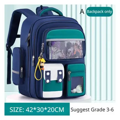 (green, A) New Ultra Lightweight Schoolbag For Pupil Student Pcs Set Children Book Bag Grade To 