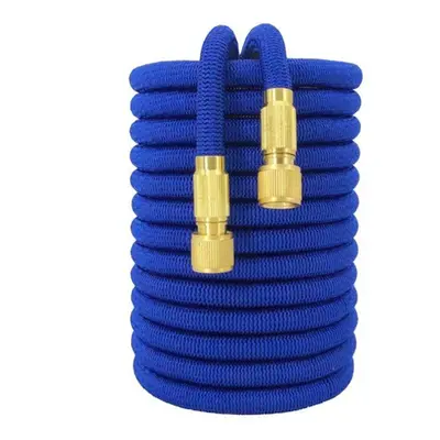 (blue, 125ft-37.5m) 25/50/75/100/150ft Garden Hose Flexible Hose Garden Watering Pipe Double Lat