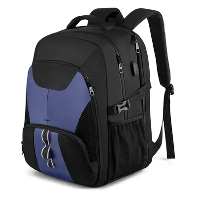 (17.3inch, Blue) Durable Laptop Backpack with USB Charging Port,Anti Theft Work Bag laptop Bag