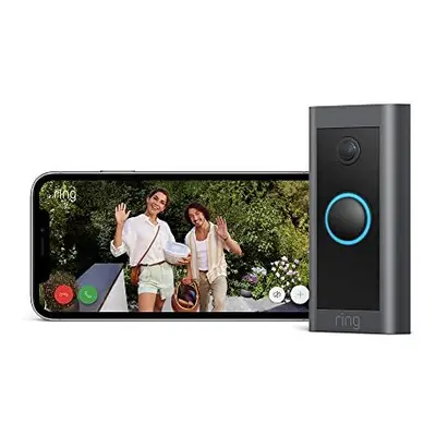 Ring Video Doorbell Wired by Amazon | Doorbell Security Camera with 1080p HD Video, Advanced Mot