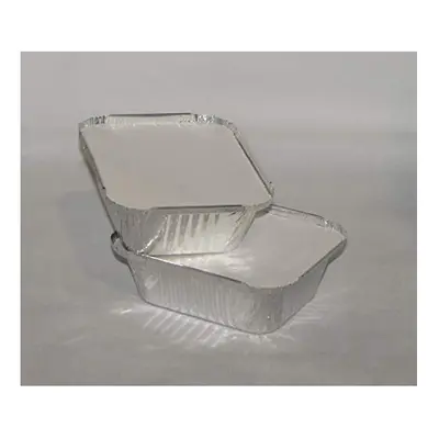 100 x Aluminium Foil Food Containers and Lids Size Trays Large Storage Takeaways?