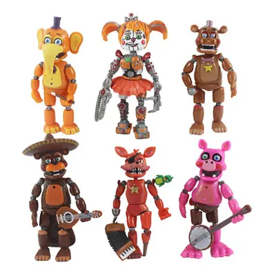 (6PCS) Five Nights At Freddy's Action Figures