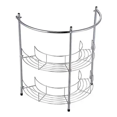 Pilot Imports Under Basin Chrome Bathroom Tier Sink Storage Rack Unit Shelf & Towel Rail (UNDER 