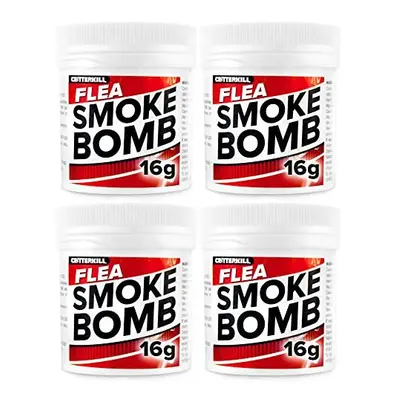 Professional Strength 16g Flea Smoke Bomb Fogger Fumigator Smoke Kills Fleas