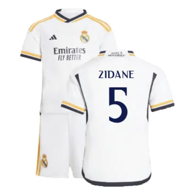 (3-4 Years) Real Madrid Home Mini Kit (Zidane 5)