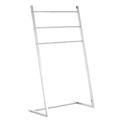 Floor Standing Bar Sloping Tubular Towel Stand - Chrome