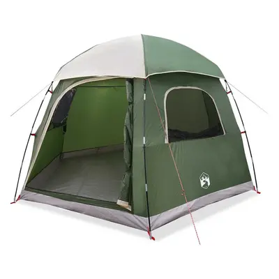 (green) vidaXL Family Tent Igloo 6-Person Green Waterproof tent garden tent