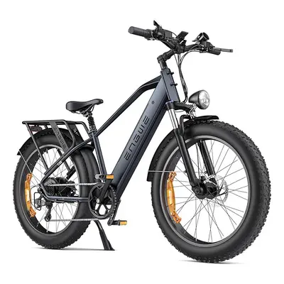 ENGWE E26 High-Step Electric Bike 26" Fat Tire Mountain Ebike Grey