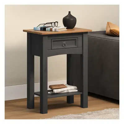 Corona Charcoal Drawer Console Table