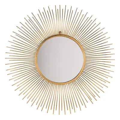 Wall Mirror CILLY cm cm Metal Gold