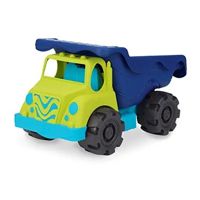 B. toys by Battat Colossal Cruiser Large Sand Truck Beach Toy Dump Trucks for Kids M+ (Lime/Navy