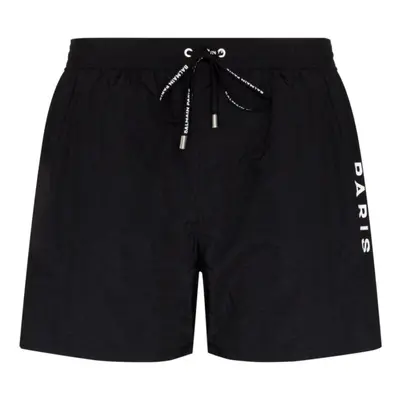 (Black, S) Balmain Logo Stretch Basic Swim Short