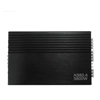 (black) 4-channel Car Audio Amplifier 5800w High-power Amp. Four-way Stereo Power Amplifier Clas