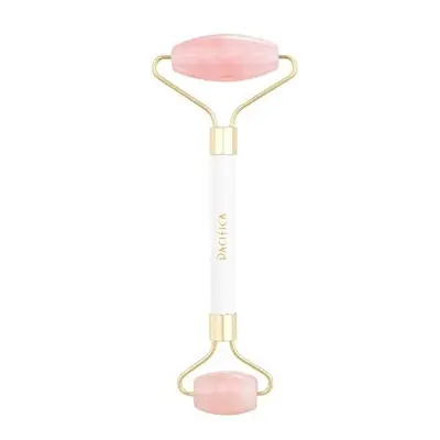 Pacifica Beauty Rose Quartz Face Roller for Face, Eyes, Neck, Body Muscle Relaxing & Treating Fi