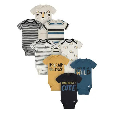 Onesies Brand Baby Boy's 8-Pack Short Sleeve Mix & Match Bodysuits Da