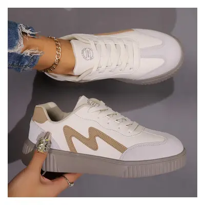 (khaki,beige, 35) Tuinanle Sneakers Women Sports Shoes Chunky Casual White Sneakers Girls Walkin