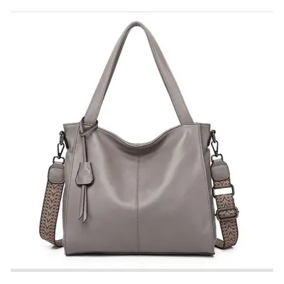 (grey) Luxury Genuine Leather Handbags For Women Crossbody Shoulder Bags Ladies Messenger Bag Fa