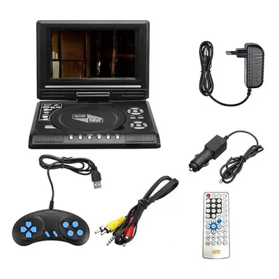 Callaa 7.8 Inch Portable Home Car DVD Player VCD CD MP3 HD DVD Player Analog TV USB SD Cards RCA