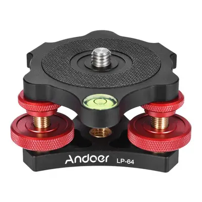 Tripod Leveling Base Bubble Level With 3/8" Screw For Dslr Camera Max.15kg