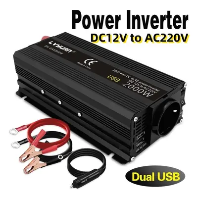 (black, 12V 220V 2000W) 2600w/2000w/1500w/500w (peak) 12v To 230v 1000w/800w/500w/360w Power Rat