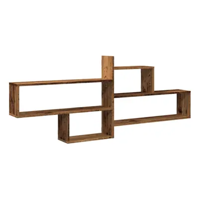 (old wood) vidaXL Wall Shelf Floating Shelf Storage Shelf Engineered Wood