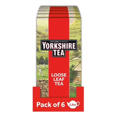 Yorkshire Tea Loose Leaf Tea, g (Pack of 6)