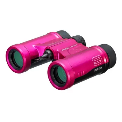 (Pink) Pentax UD 9x21 Compact Lightweight Multi-Coated Roof Prism Binoculars