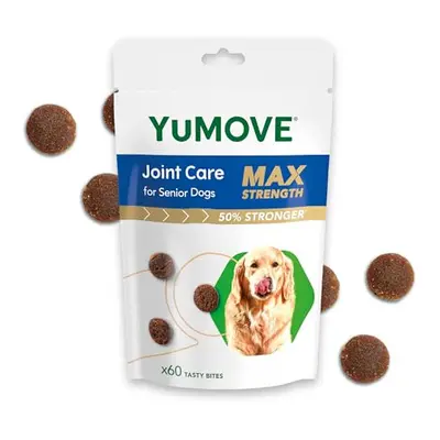 Senior Max Strength Tasty Bites | Maximum Strength Joint Supplement for Older, Stiff Dogs with G