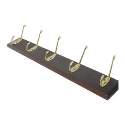 Mahogany Hook Hat And Coat Rack - hook hat coat rack mahogany ashley housewares finish