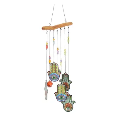 (B) Wind Chime Wooden Creative Alloy Sheet 60cm Printing