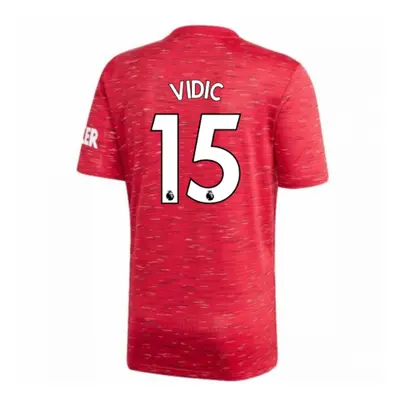 (MB) Man Utd Adidas Home Football Shirt (Kids) (VIDIC 15)