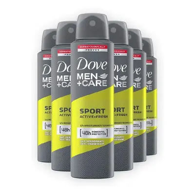 Dove Men+Care Antiperspirant Sport Active and Fresh Deodorant Spray Pack of x ml